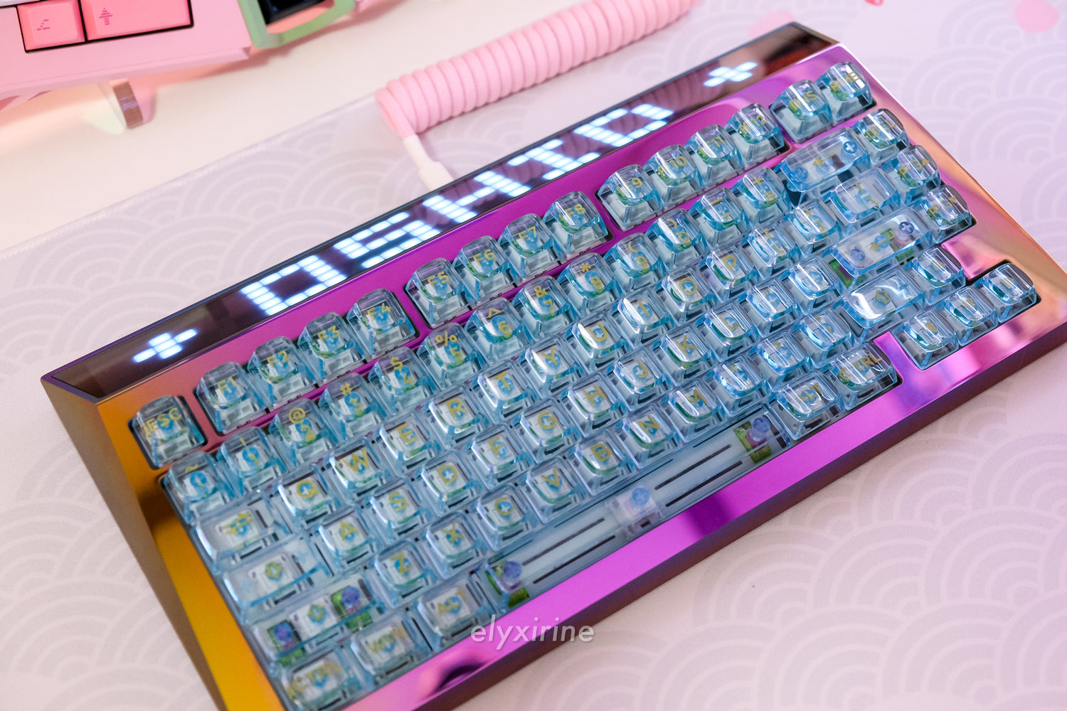 Oshid Amber- The first 3D Legend Keycaps