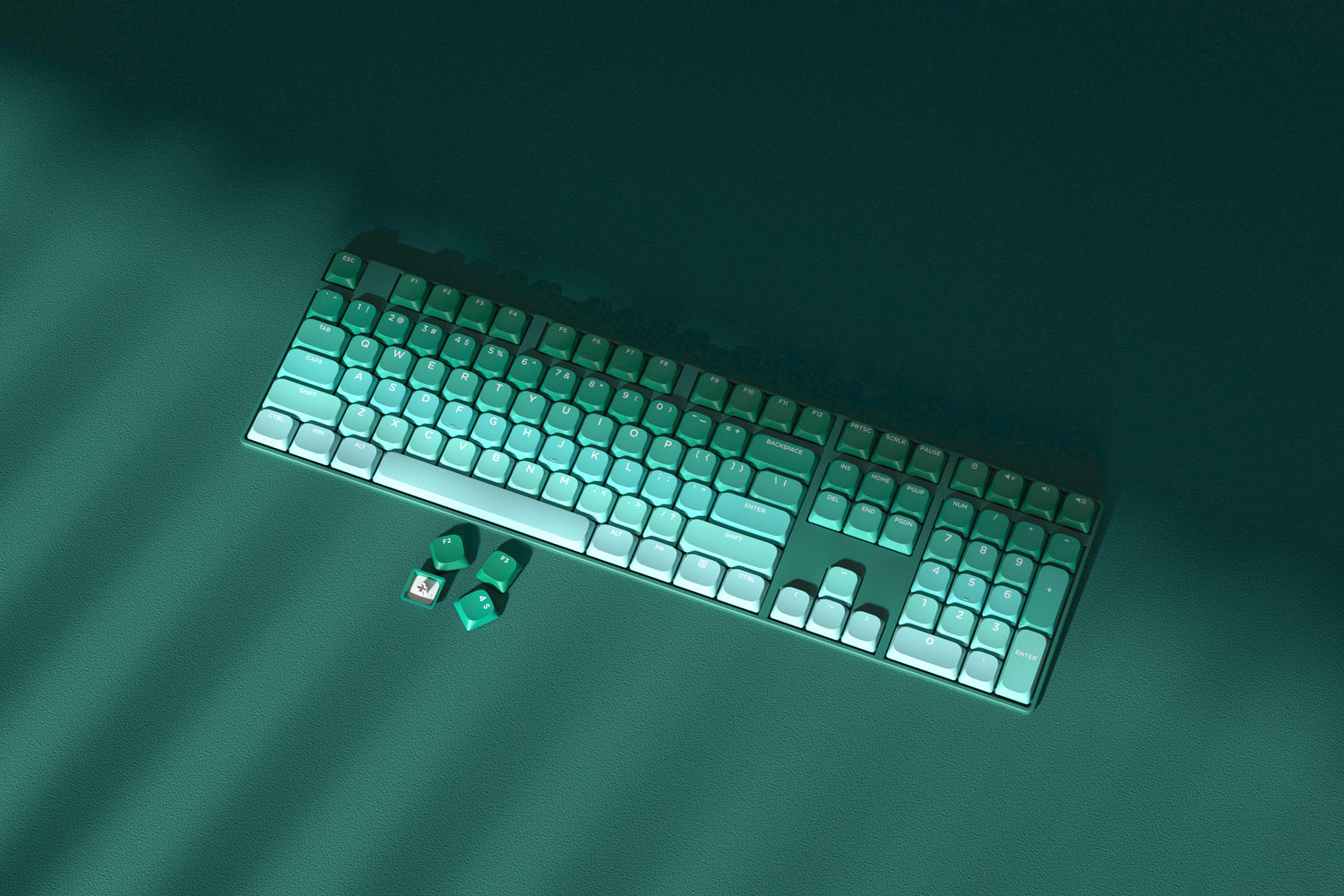 Oshid Colorist PBT Dye-sub Keycaps