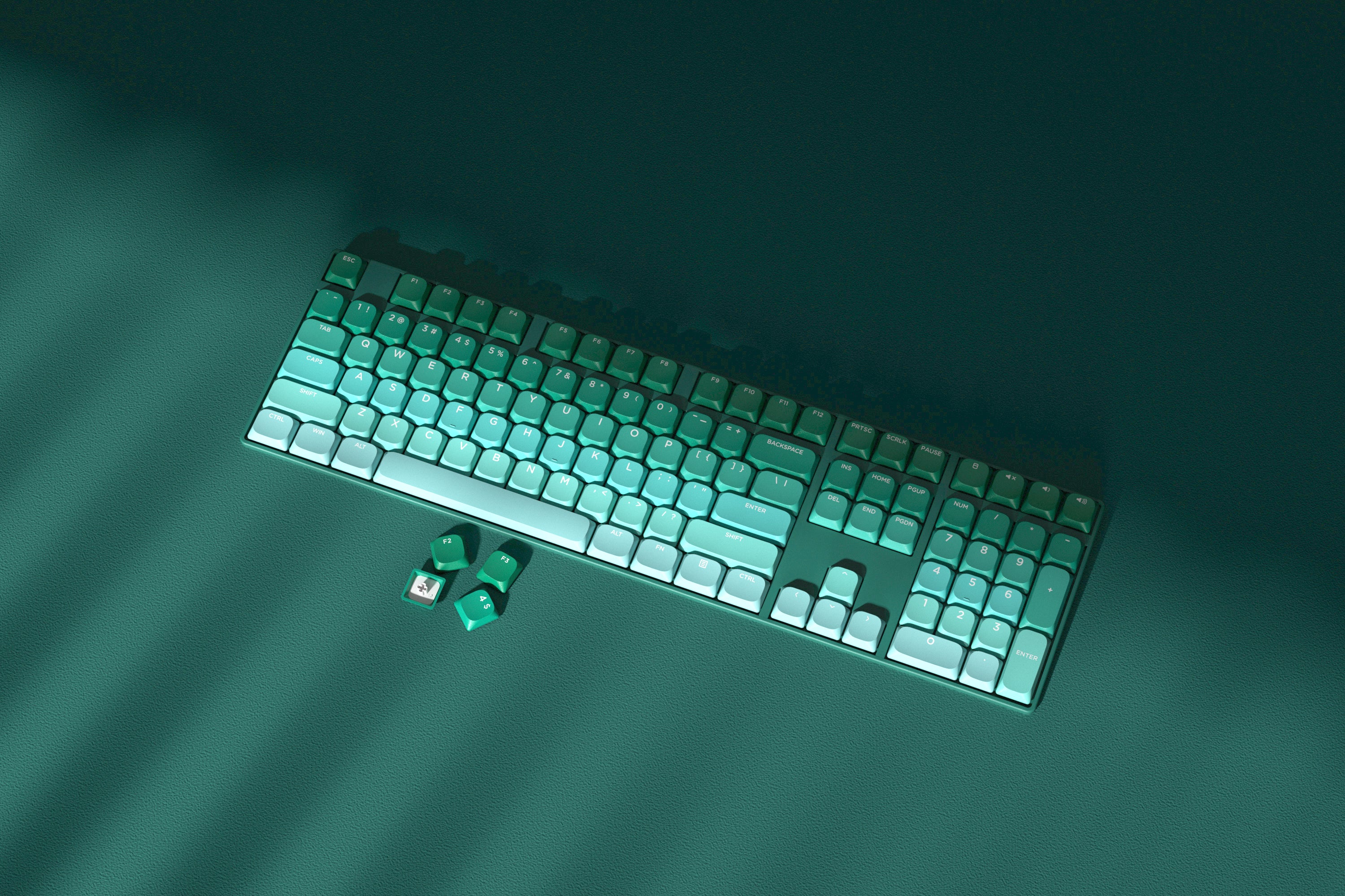 Oshid Colorist PBT Dye-sub Keycaps