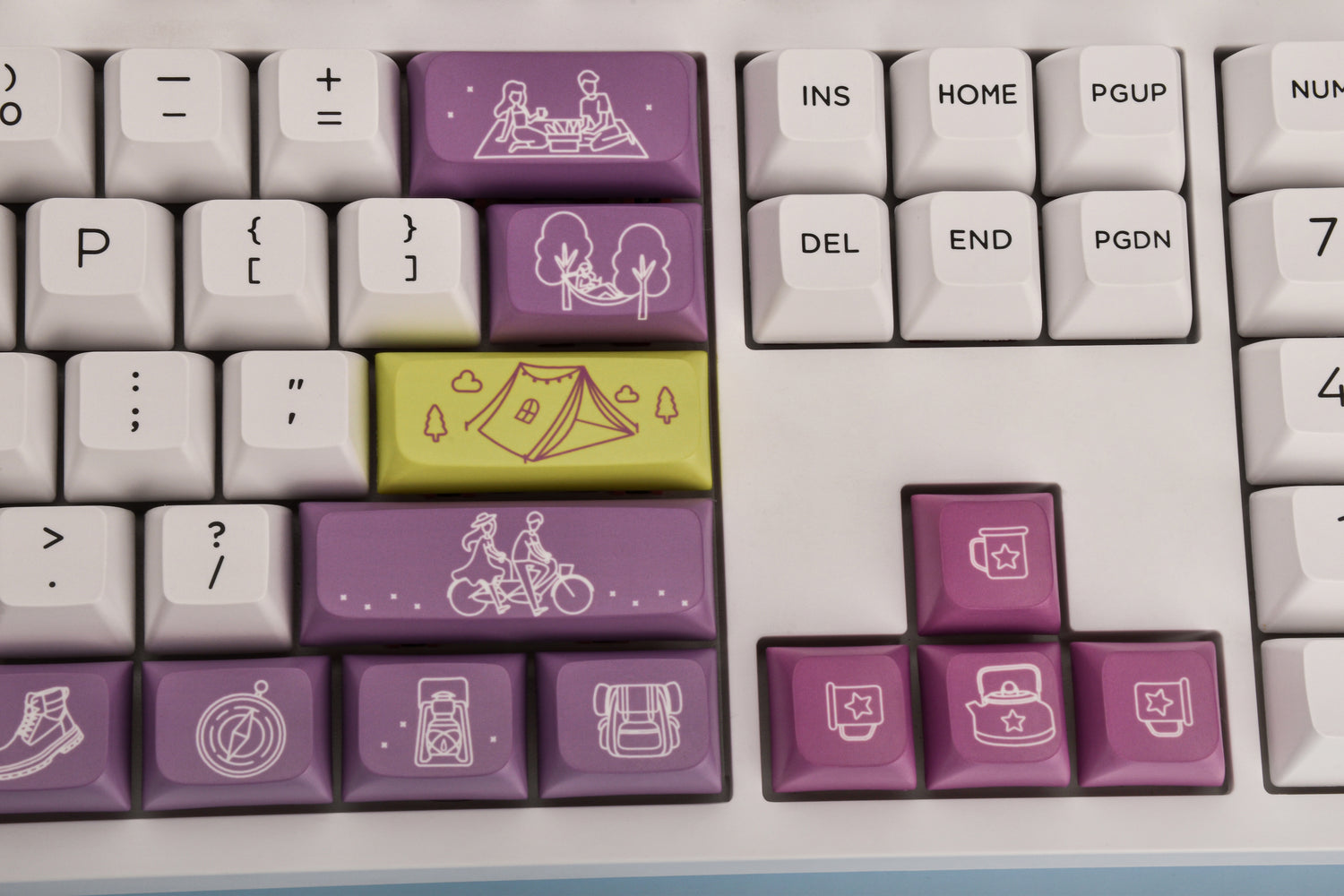Oshid Party Time PBT Dye-sub Keycaps - 118 Keys