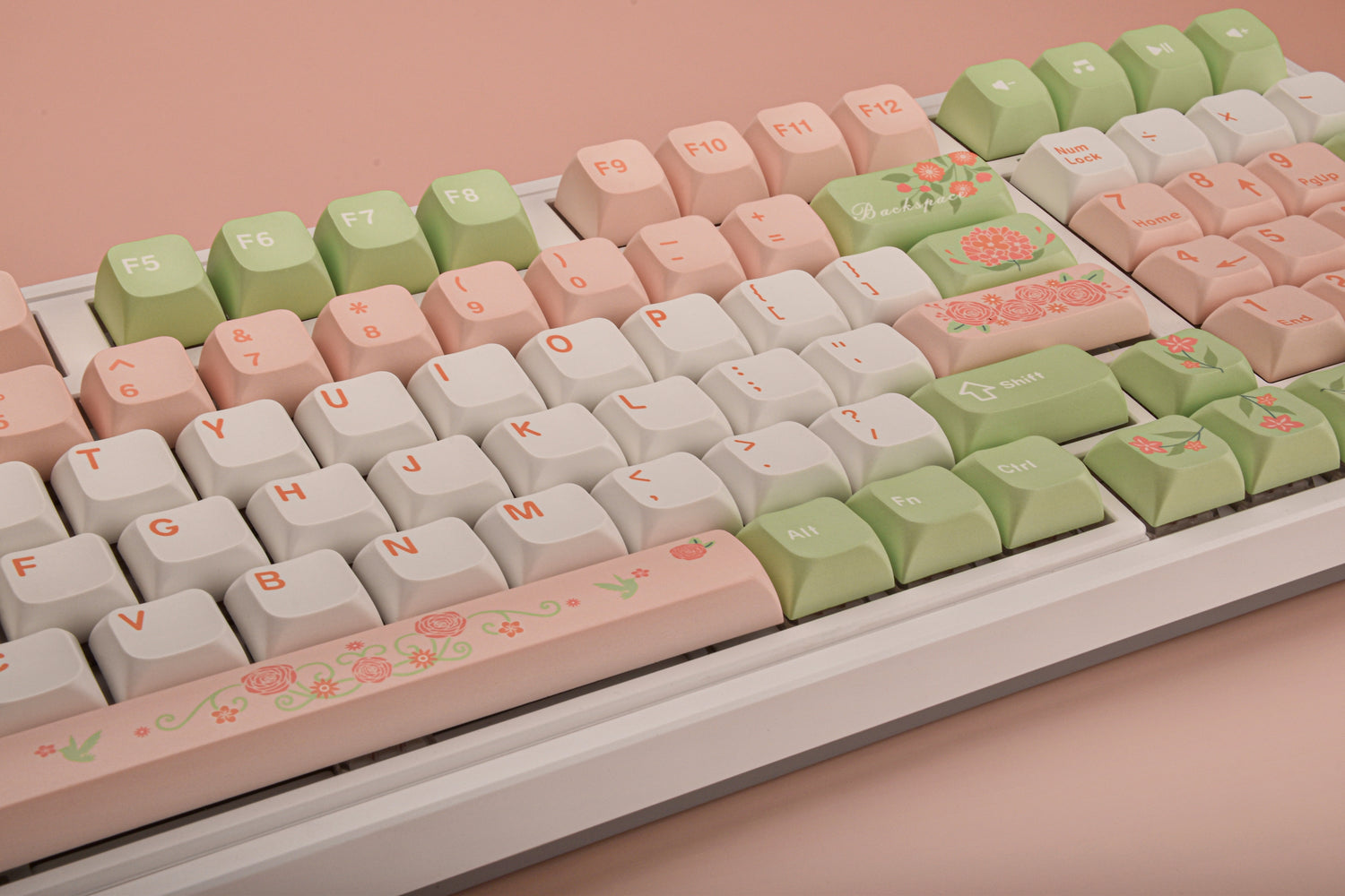 Oshid Flower Season PBT Dye-sub Keycaps-118 Keys