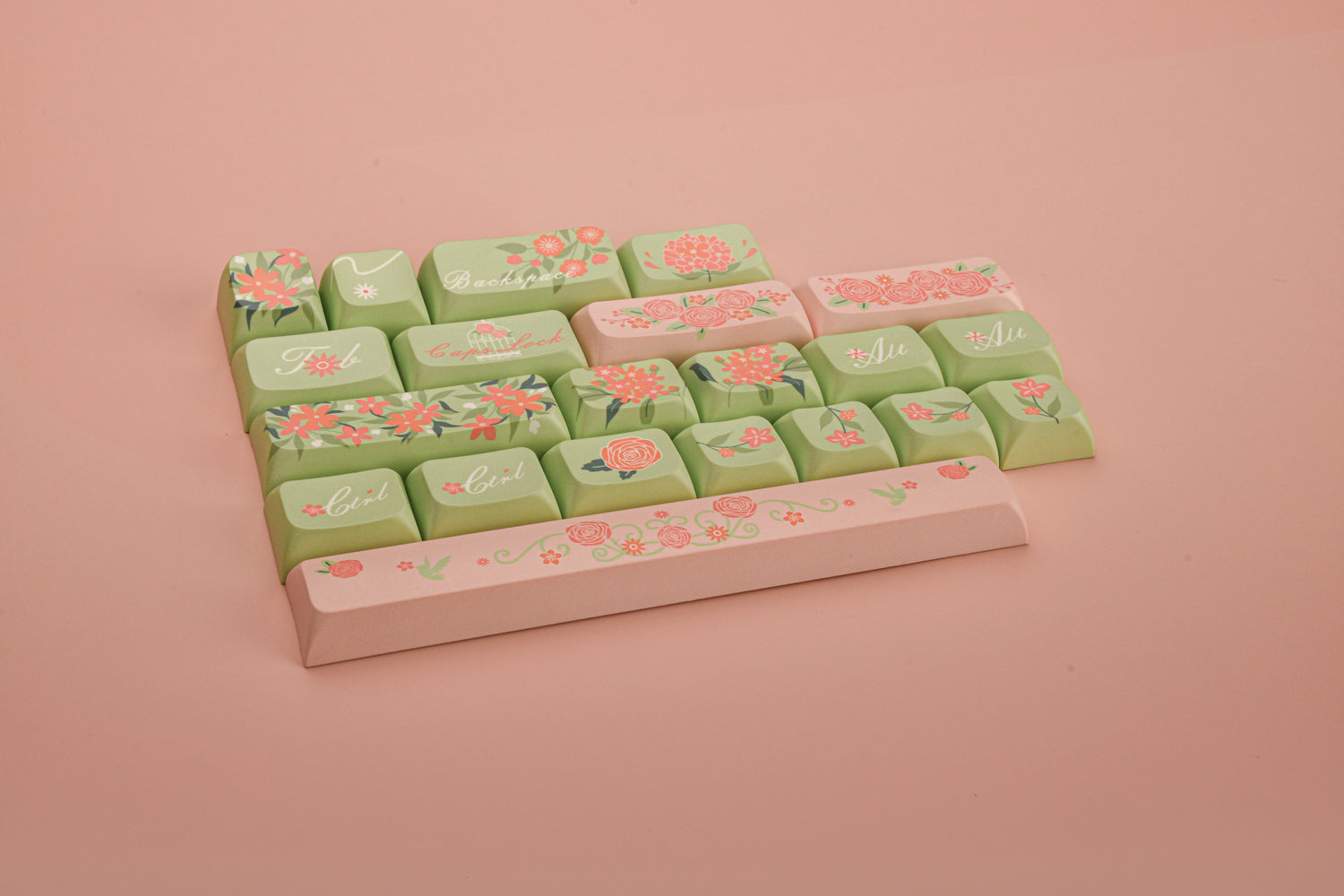 Oshid Flower Season PBT Dye-sub Keycaps-118 Keys