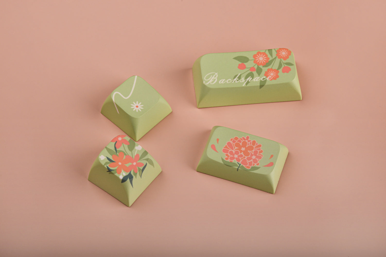 Oshid Flower Season PBT Dye-sub Keycaps-118 Keys