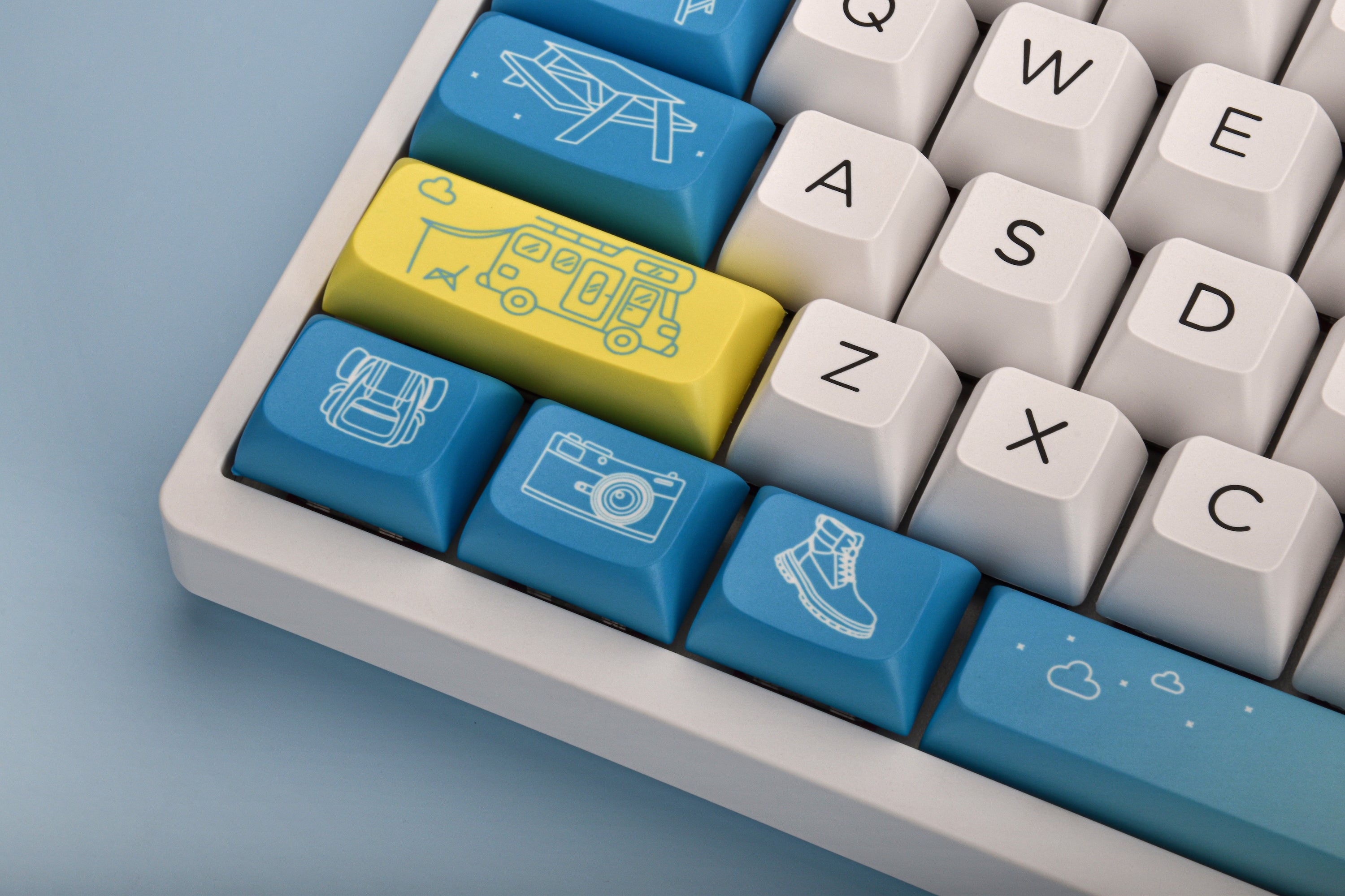 Oshid Party Time PBT Dye-sub Keycaps - 118 Keys