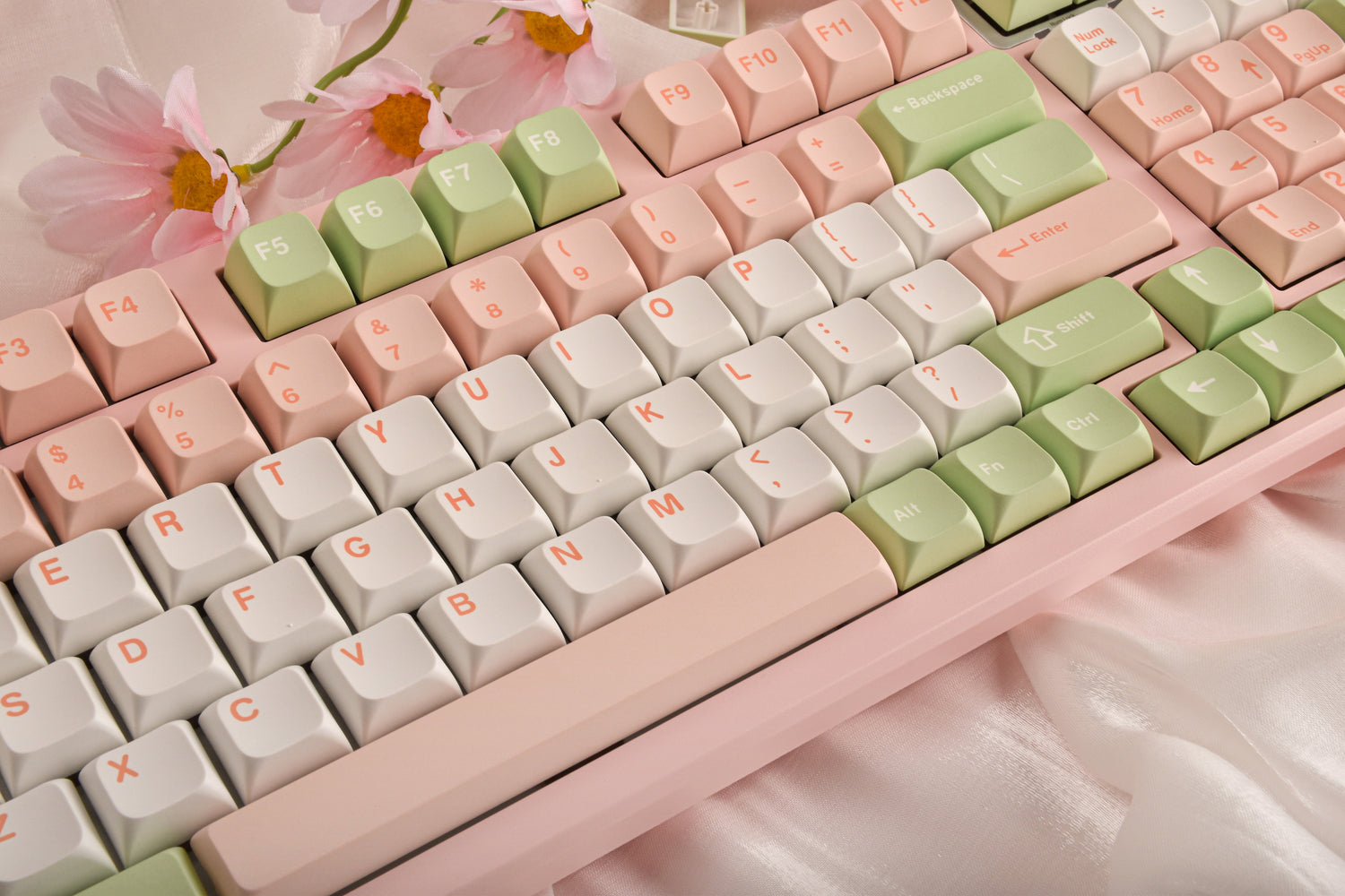Oshid Flower Season PBT Dye-sub Keycaps-118 Keys