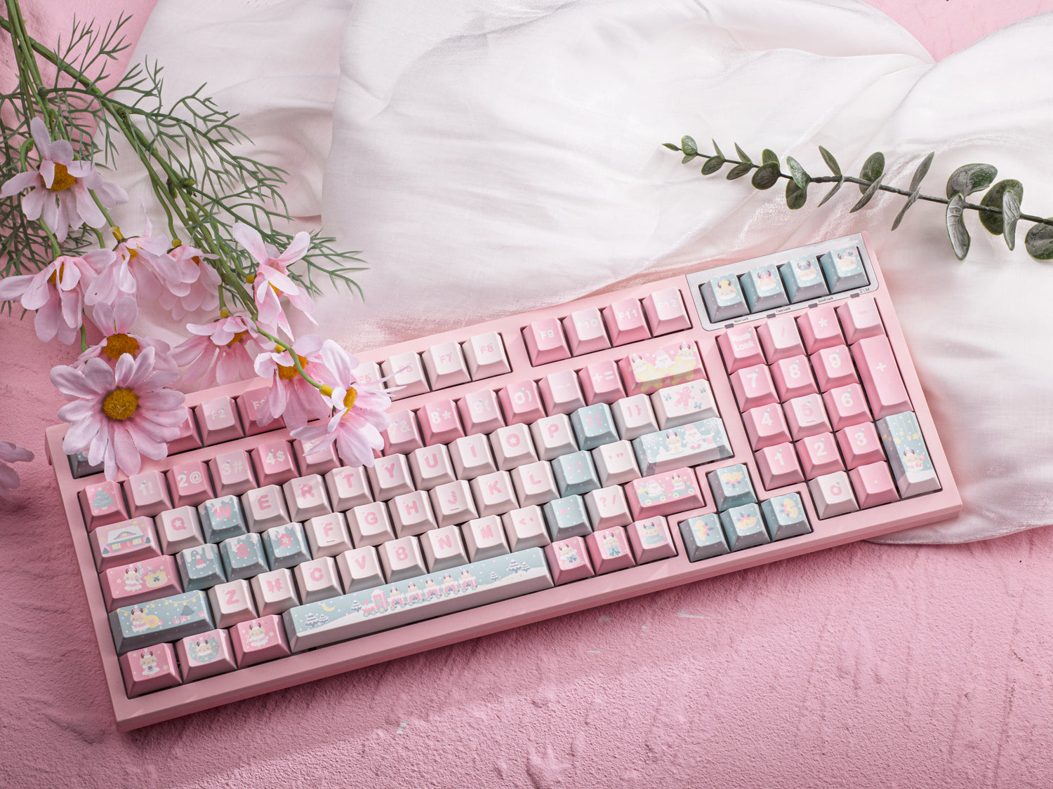 Keycaps and keyboard: the perfect combination of cool appearance and excellent typing experience
