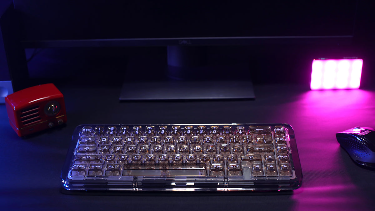 Oshid Amber Transparent Keycaps – oshid