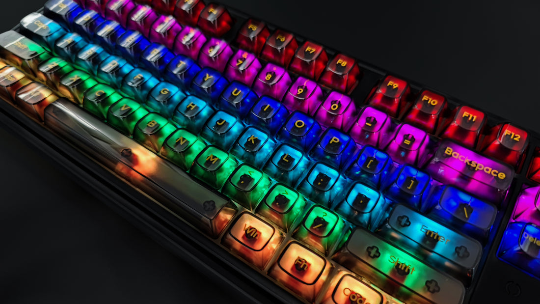 Oshid Night Hawk Keycaps - 118 Keys