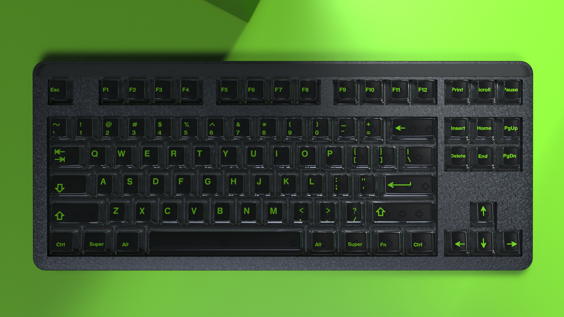 Oshid Night Hawk (Crystal V2) Keycaps - 118 Keys