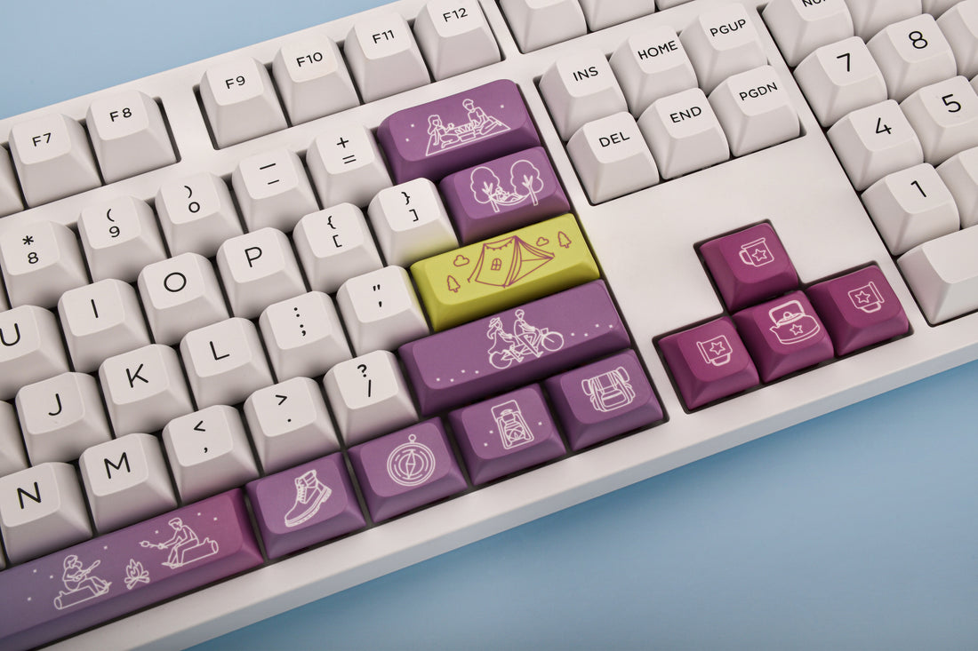 Oshid Party Time PBT Dye-sub Keycaps - 118 Keys